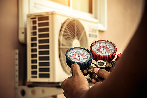 Professional Hvac technician working in Whigham, GA